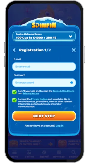 Completing sign-up with KYC verification and depositing from £10 at a British casino site with Shamans Dream